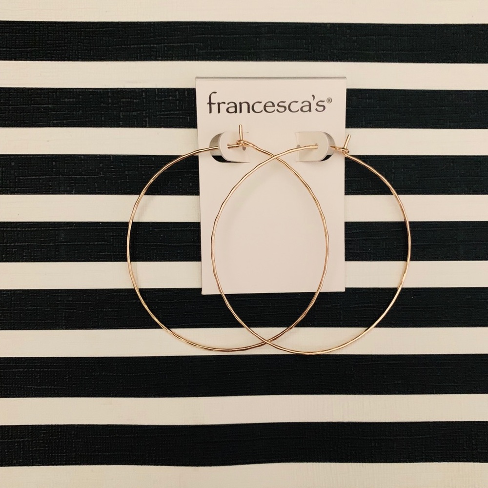 Francesca hoop earrings